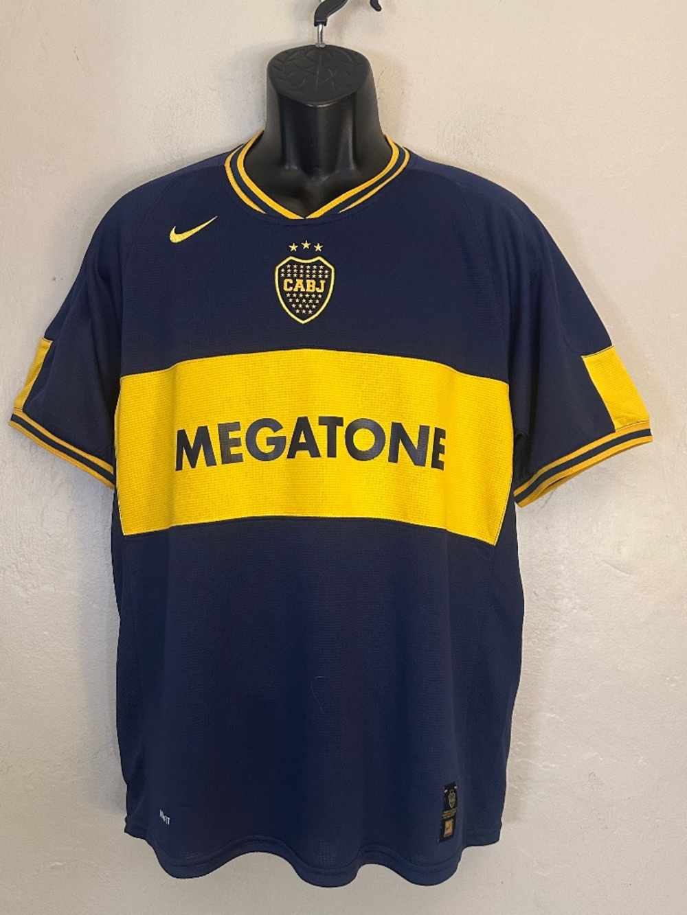 Boca Juniors NIke Soccer Jersey Large Gently worn CABJ Club Atletico Boca Junior